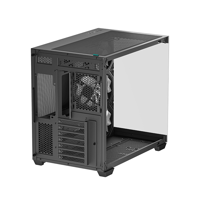 Gabinete DeepCool CG530 4F, Negro, 4 Ventiladores ARGB, Cristal Templado, ATX, Doble Cámara - R-CG530-BKADA4-G-1
