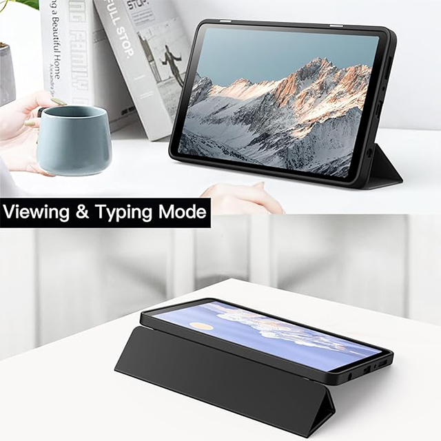 Funda JETech para Samsung Galaxy Tab A9 8.7" (2023), Soporte Plegable, Protección TPU, Negra