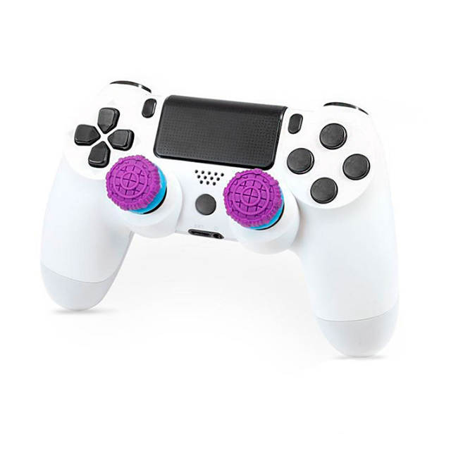 KontrolFreek - Battle Royale - para PS4 y PS5 | Performance Thumbsticks | 2 Alturas Elevadas, Precisión y Agarre Mejorados | Morado