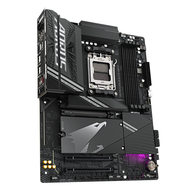 Tarjeta Madre GIGABYTE X870 AORUS ELITE WIFI7, ATX, Socket AM5, DDR5 8200 MT/s (OC), PCIe 5.0 x16, 4x M.2, Wi-Fi 7, Bluetooth 5.4, USB4, HDMI, 2.5GbE LAN - X870 A ELITE WIFI7