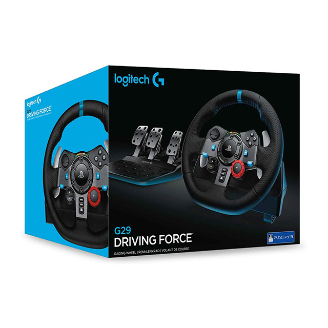 Volante Logitech G29 Driving Force - PS5 / PS4 / PC - 941-000110 -  941-000111