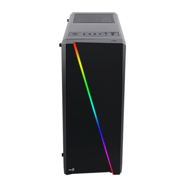 Gabinete Aerocool Cylon RGB Negro, Cristal Templado, 1 Ventilador, ATX - 4718009152335