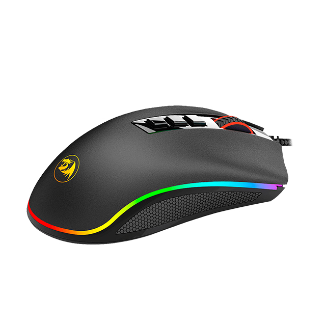 Mouse Gamer Redragon Cobra Chroma-M711, RGB, Alámbrico, 10,000 DPI, 8 Botones Progamables, Pixart P3325 óptico