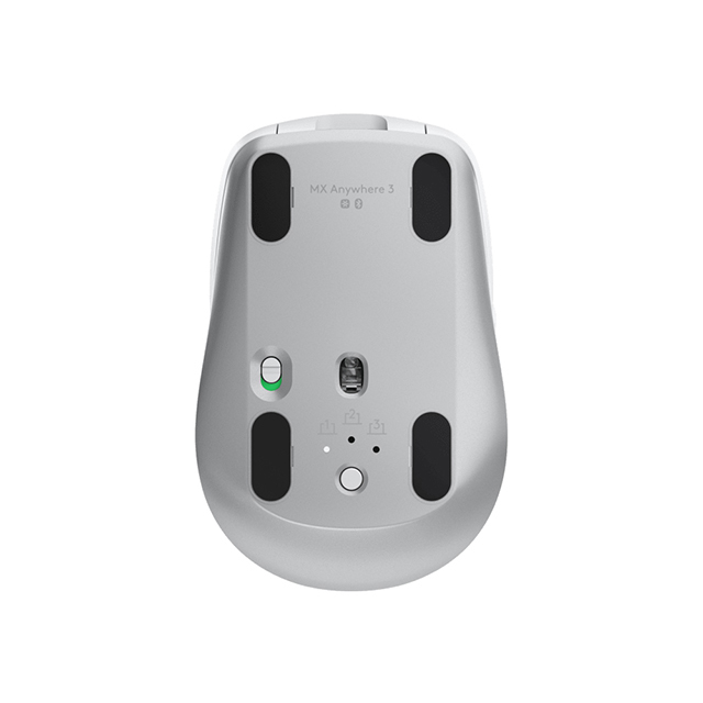 Mouse Logitech MX Anywhere 3 Gris Palido, Inalámbrico, 6 Botones, 4,000 DPI - 910-005993