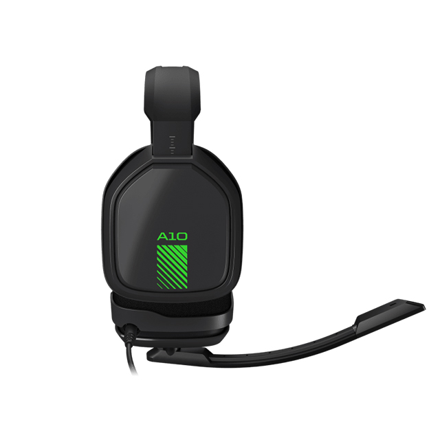 Diadema Astro A10 + MixAmp™, Verde Gris, Alámbrico, 3.5mm, Xbox One (Logitech) - 939-001591