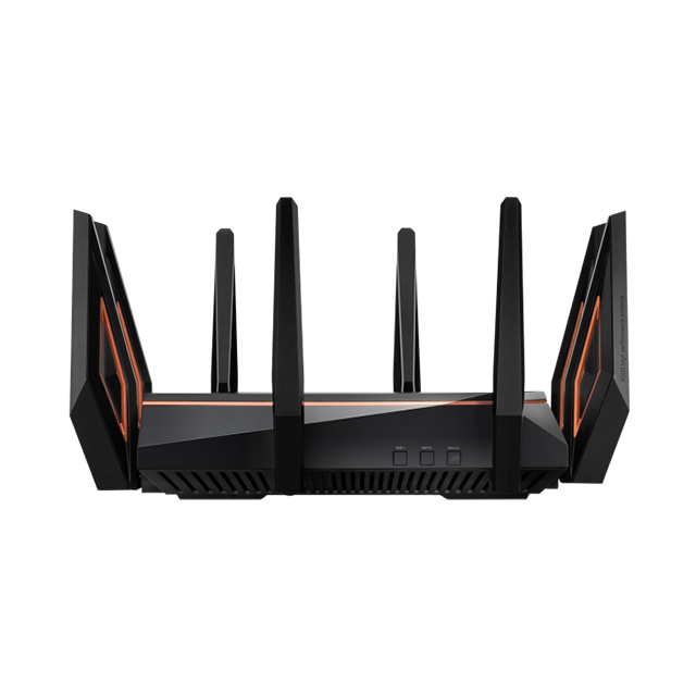 Router Asus ROG Rapture GT-AX11000, Wi-Fi 6 (802.11ax) Triple Banda, 2.4Ghz / 5Ghz / 5Ghz, Modo Gaming.