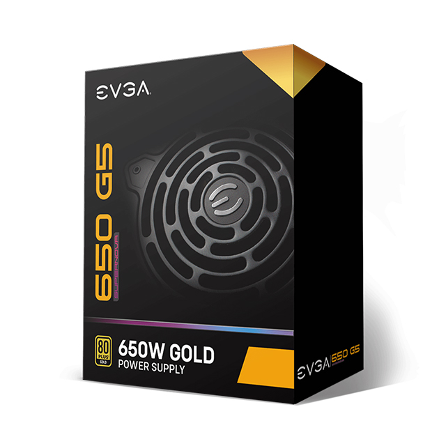 Fuente de Poder EVGA Supernova 650 G5, 650W 80 Plus Gold, Modular - 220-G5-0650-X1