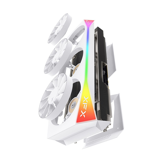 Tarjeta de Video AMD XFX Radeon RX 9070 XT Mercury OC Magnetic Air, 16GB GDDR6, PCI Express 5.0 - RX-97TRGBBB9