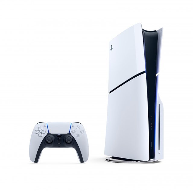 Consola Sony PlayStation 5 Slim Standard Edition 1TB, Lector Ultra HD Blu-ray, Wi-Fi 6, Bluetooth 5.1, Blanco/Negro – 1000040586