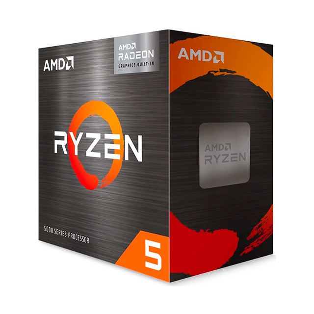 Procesador AMD Ryzen 5 5600GE, 6 Núcleos 12 Hilos, 3.4/4.4 GHz, Radeon Graphics, AM4, 35W, Wraith Stealth – 100-100000261BOX