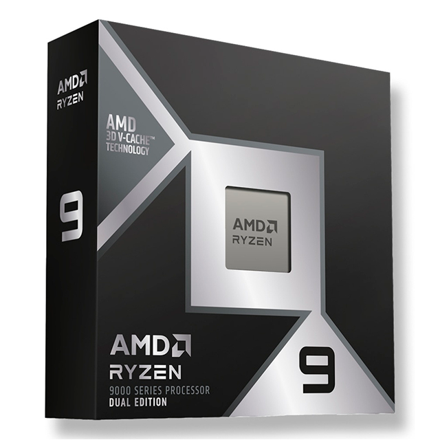 Procesador AMD Ryzen 9 9950X3D2 Dual Edition, 16 núcleos, 32 hilos, 4.3 GHz base, 5.6 GHz turbo, AM5, 3D V-Cache, Radeon Graphics – 100-100001978WOF