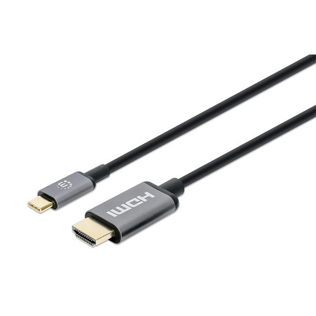 Cable USB-C a HDMI 4K, Modo DP Alt, Conversión de Video, Longitud 1 m – 152235