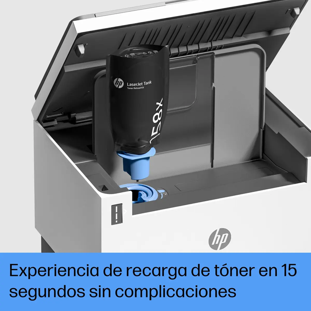 Impresora Multifuncional HP LaserJet Tank MFP 1602w, Monocromática, Wi-Fi, Láser, Copia y Escáner – 2R3E8A