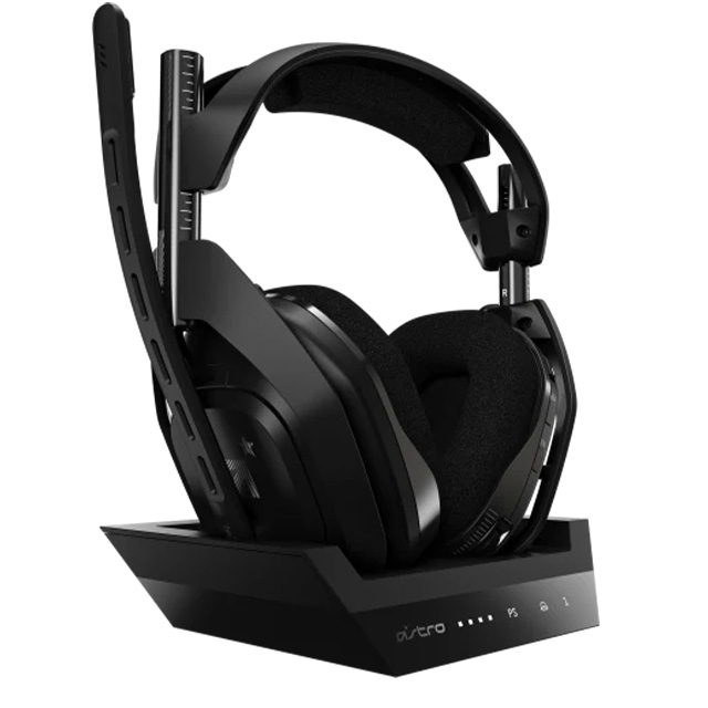 Diadema Astro A50 + Base, Inalámbrico, PC, PS5, PS4, Negro - 939-001674