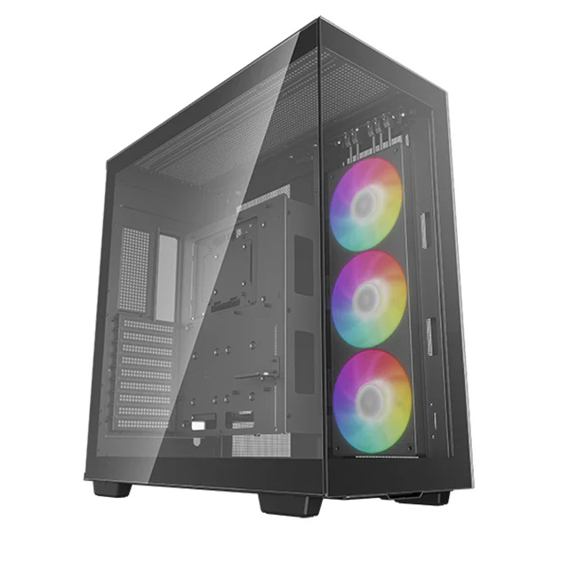 Gabinete DeepCool CH780, Full Tower, 1 Ventilador x 420mm (3 en 1), E-ATX, Negro - R-CH780-BK