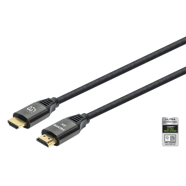 Cable HDMI 2.1 Manhattan, 8k@60Hz, 4k@120Hz, 3m - 355957