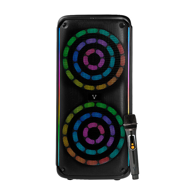 Bocina Karaoke Vorago KSP-503, Bluetooth, Micrófono Inalámbrico, USB Tipo-C, 3.5mm - KSP-503