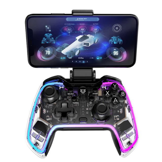 Control Inalámbrico BalamRush Kontrol Glow G595, Bluetooth, RGB, Botones Programables, PC, PS5, PS4, Android, iOS, Switch - BR-939610