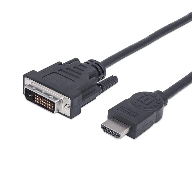 Cable HDMI a DVI-D Manhattan, 1080p, 60Hz, 1.8m - 372503