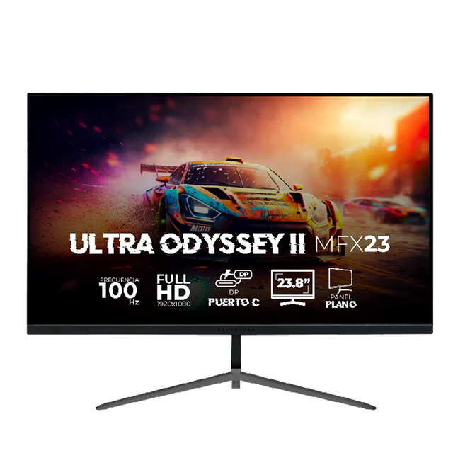 Monitor BalamRush Ultra Odyssey II MFX23, 23.8", 1920 x 1080, 100Hz, 1ms, HDMI, Displayport, Negro - BR-938358