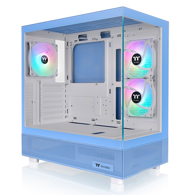 Gabinete Thermaltake View 270 Plus TG ARGB, ATX, Cristal Templado, 3x Ventiladores ARGB, Azul Hortensia - CA-1Y7-00MFWN-01