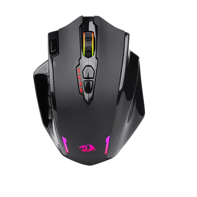 Mouse Gamer Redragon M913 Impact Elite, Inalambrico, 16K DPI, 16 Botones Programables, 80 Horas de bateria