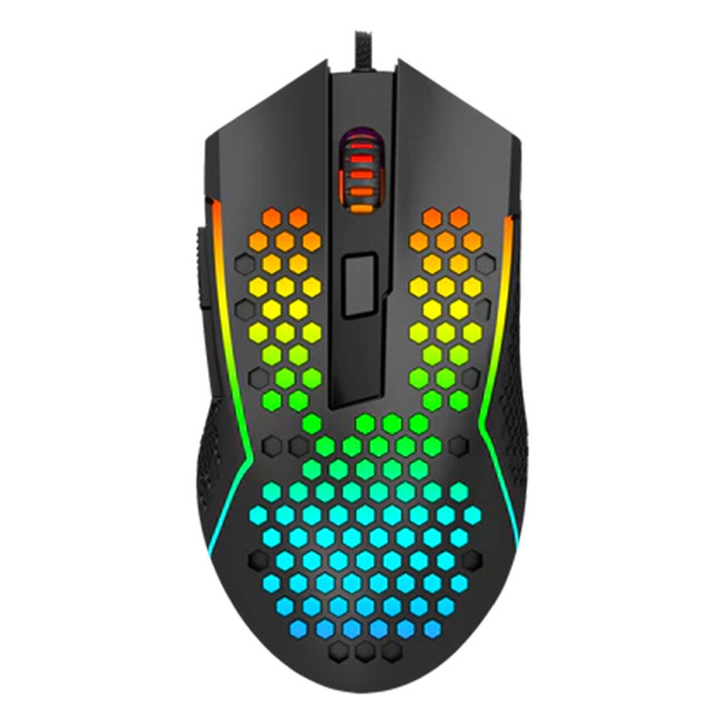 Mouse Gamer Redragon M987-K Reaping, Alambrico, 12,400 DPI, 6 Botones Programables, RGB, Ligero