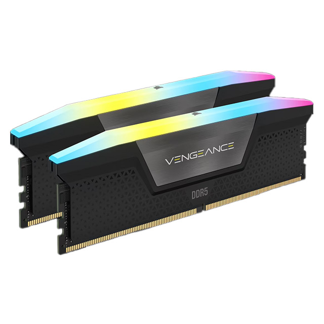 Memoria RAM Corsair Vengeance, 48GB, 2x24, DDR5, 6000Mhz, RGB, Negro  - CMH48GX5M2E6000C36