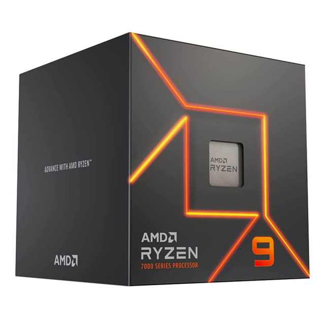 Procesador AMD Ryzen 9 7900, 12 Cores, 24 Threads, 3.7GHz Base, 5.4GHz Max, Socket AM5, Radeon Graphics - 100-100000590BOX