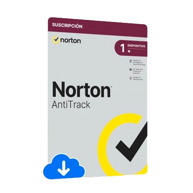 Norton AntiTrack, 1 Dispositivo, Suscripción 12 Meses, Licencia Digital ESD – 21437328