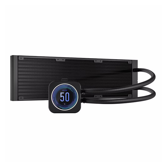 Enfriamiento Liquido Corsair iCUE H150i Elite LCD XT, 2 Ventiladores ARGB, 360mm, Negro - CW-9060075-WW