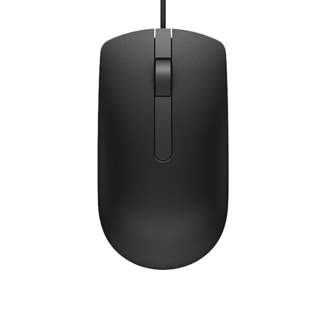 Mouse Dell MS116, Alámbrico, 1,000 DPI Óptico, Negro - 275-BBCC