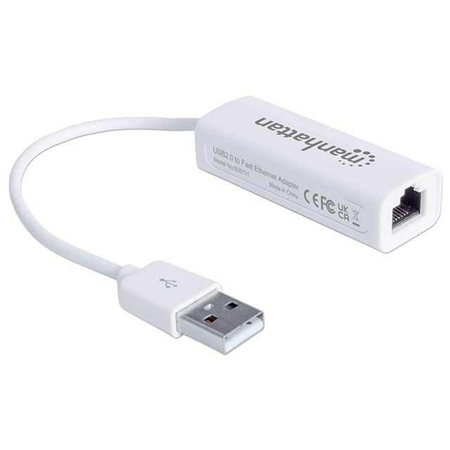 Adaptador de Red Manhattan USB 2.0, 10/100 Mbps - 506731