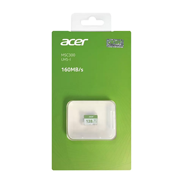 Memoria Micro SDHC UHS-I Acer MSC300 128GB, Clase 10, 160/120 MB/s - BL.9BWWA.322