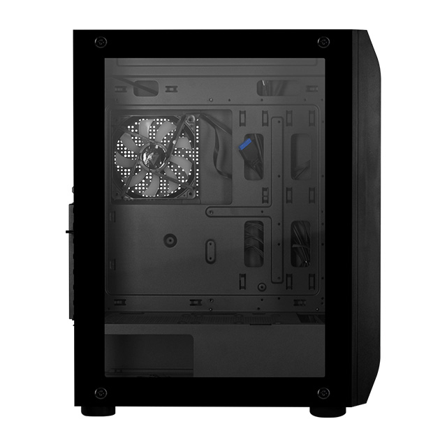 Gabinete GameFactor CSG400, Cristal Templado, ATX, Micro-ATX, Mini-ITX, 5 Ventiladores ARGB - CSG400