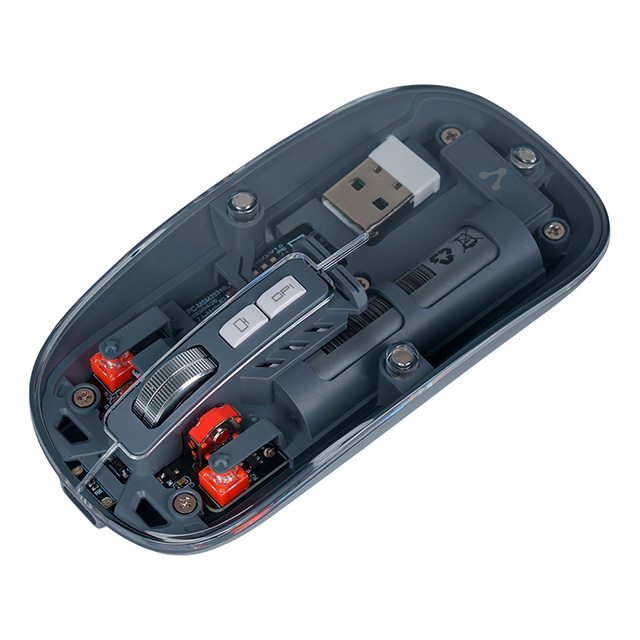 Mouse Vorago MO-415, Inalambrico, Recargable USB Tipo-C - MO-415