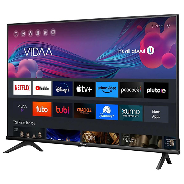 Televisión Hisense HD 32", Smart TV, 60Hz - 32A45KV