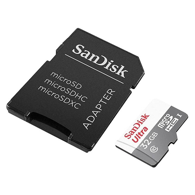 Memoria Micro SDHC SanDisk Ultra 32GB, Clase 10, 100 MB/s - SDSQUNR-032G-GN3MA