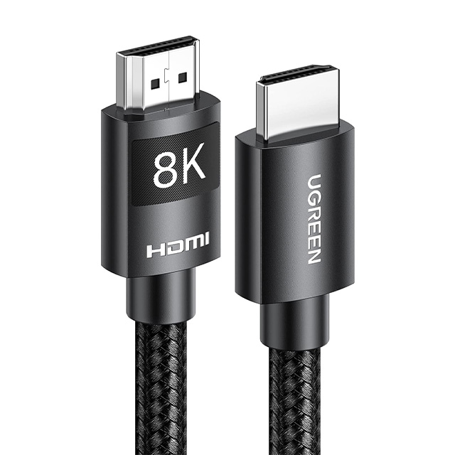 Cable HDMI 2.1 UGREEN, 8k@60Hz, 4k@120Hz, 48 Gbps, Nylon, Dolby Atmos, 1m - 40180