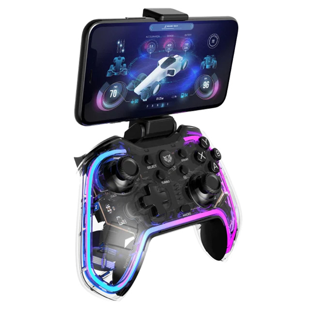 Control Inalámbrico BalamRush Kontrol Glow G595, Bluetooth, RGB, Botones Programables, PC, PS5, PS4, Android, iOS, Switch - BR-939610