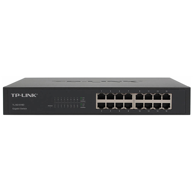 Switch TP-Link TL-SG1016D de 16 puertos 10/100/1000Mbps - TL-SG1016D