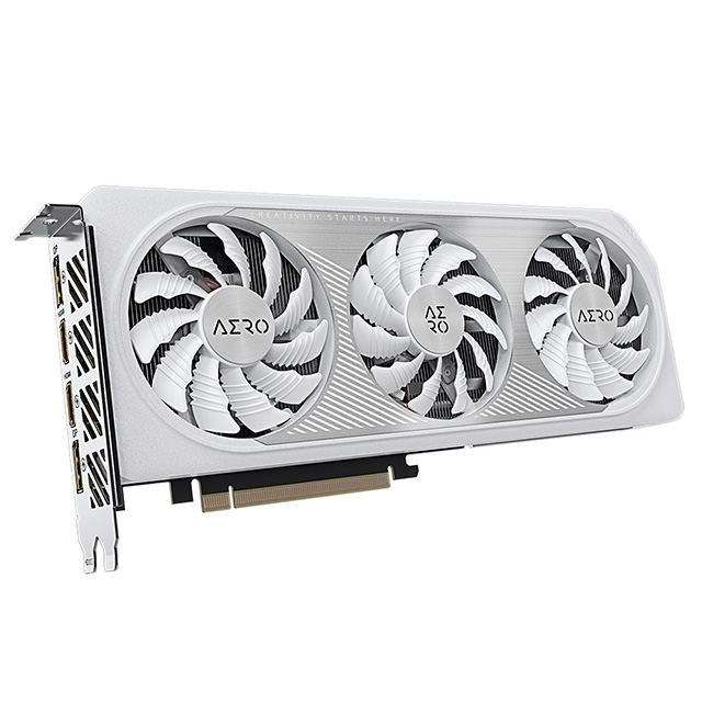 Tarjeta de video Nvidia Gigabyte GeForce RTX 4060 Aero OC 8GB, DLSS 3, RAY TRACING, REFLEX, STUDIO, GDDR6 - GV-N4060AERO OC-8GD