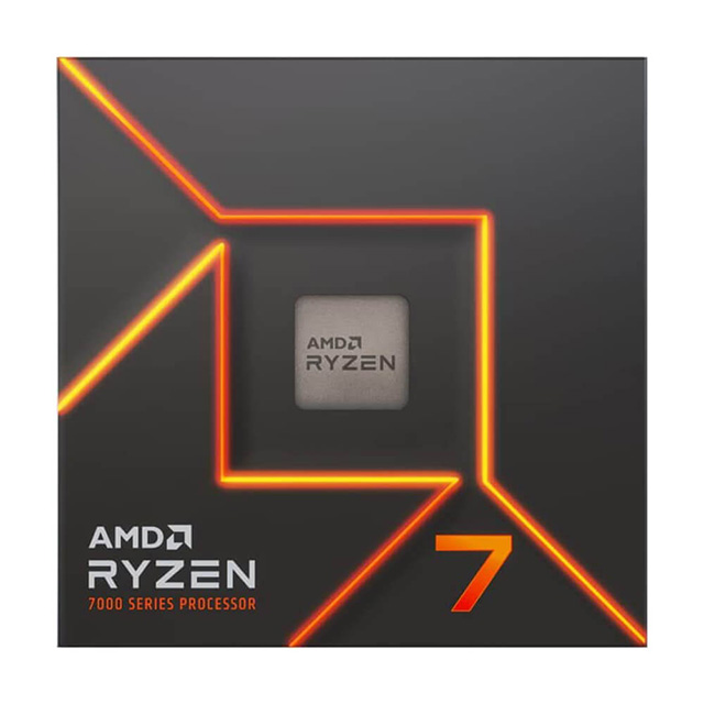 Procesador AMD Ryzen 7 7700, 8 Cores, 15 Threads, 3.8GHz Base, 5.3GHz Max, Socket AM5, Radeon Graphics - 100-100000592BOX