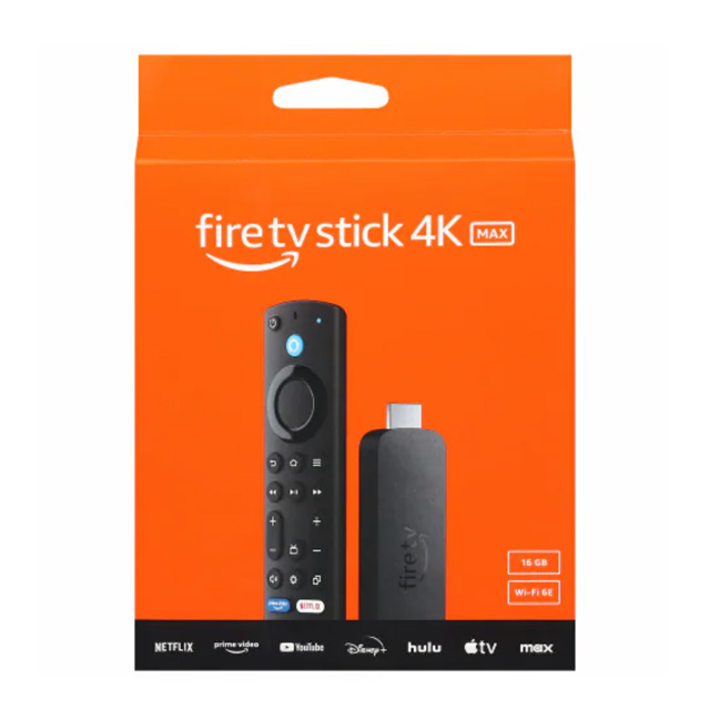 Amazon Fire TV Stick 4K Max con control de voz por Alexa, Dispositivo de Streaming HD, 1080p, 4K, 2GB de RAM, Wi-Fi6, Cloud Gaming - K3R6AT