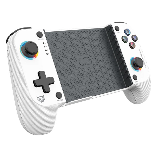 Gamepad Inalambrico Balam Rush Kontrol Move G626, Bluetooth 5.0, Botones Mecanicos, Gatillos Sensibles, RGB, Android, iOS, Blanco - BR-940481