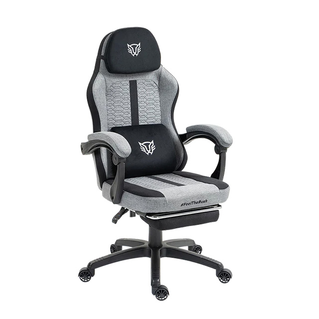 Silla Gamer Balam Rush Force Plus Z1, Reclinable, 120Kg, Gris con Negro - BR-940757