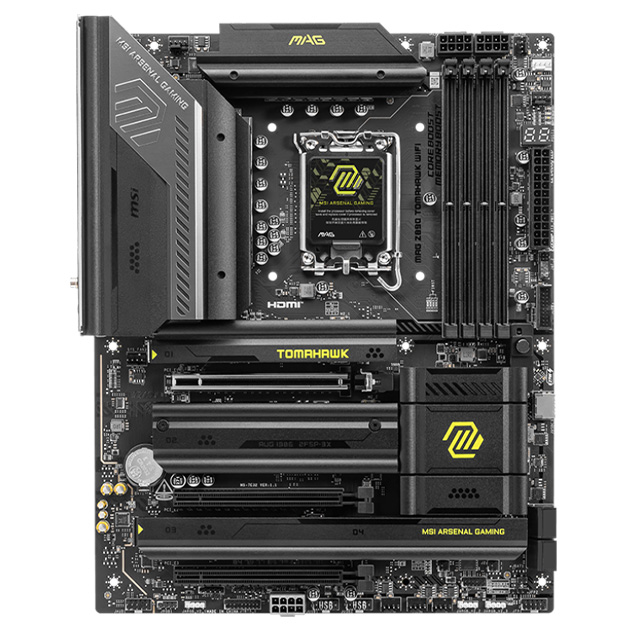 Tarjeta Madre MSI Mag Z890 Tomahawk WiFi , ATX, LGA1851, DDR5 9,066Mhz OC, x4 M.2, WiFi 7 , Bluetooth 5.4 