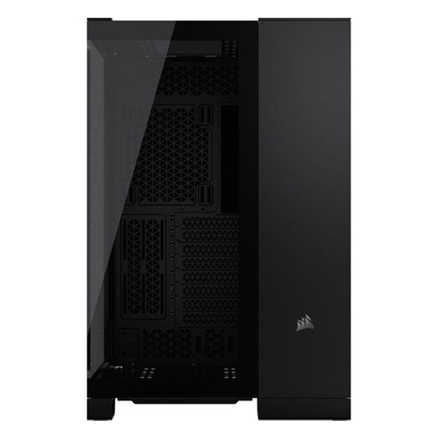 Gabinete Corsair 6500X, E-ATX, Cristal Templado Panoramico, Doble Camara, Compatible con BTF, Sin Ventiladores, Negro - CC-9011257-WW