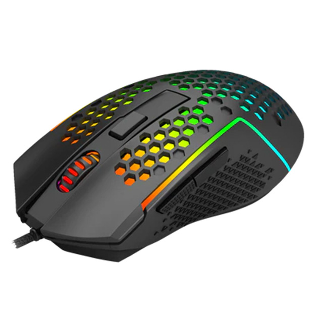 Mouse Gamer Redragon M987-K Reaping, Alambrico, 12,400 DPI, 6 Botones Programables, RGB, Ligero