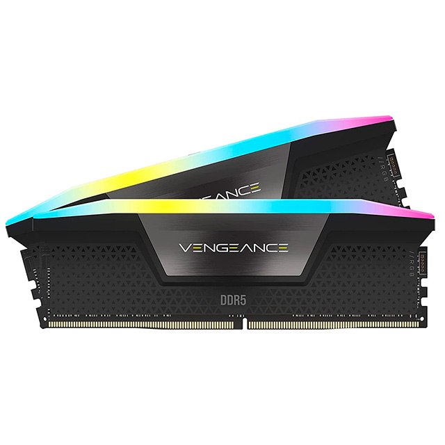 Memoria RAM Corsair Vengeance, 48GB, 2x24, DDR5, 6000Mhz, RGB, Negro  - CMH48GX5M2E6000C36